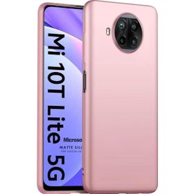 Microsonic Matte Silicone Xiaomi Mi 10T Lite Rose Gold Cep Telefonu Kılıfı