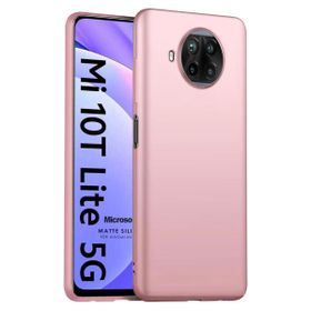 Microsonic Matte Silicone Xiaomi Mi 10T Lite Rose Gold Cep Telefonu Kılıfı