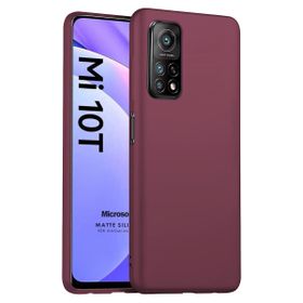 Microsonic Matte Silicone Xiaomi Mi 10T Pro Mor Cep Telefonu Kılıfı
