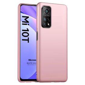 Microsonic Matte Silicone Xiaomi Mi 10T Pro Rose Gold Cep Telefonu Kılıfı