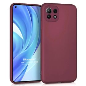 Microsonic Matte Silicone Xiaomi Mi 11 Lite Mor Cep Telefonu Kılıfı