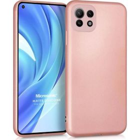 Microsonic Matte Silicone Xiaomi Mi 11 Lite Rose Gold Cep Telefonu Kılıfı