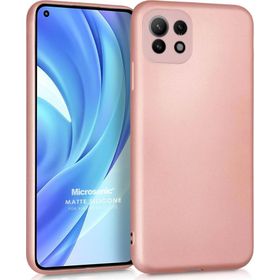 Microsonic Matte Silicone Xiaomi Mi 11 Lite Rose Gold Cep Telefonu Kılıfı