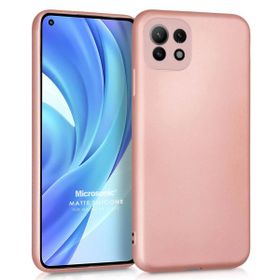 Microsonic Matte Silicone Xiaomi Mi 11 Lite Rose Gold Cep Telefonu Kılıfı
