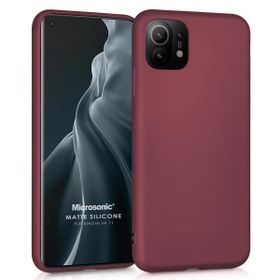 Microsonic Matte Silicone Xiaomi Mi 11 Mor Cep Telefonu Kılıfı