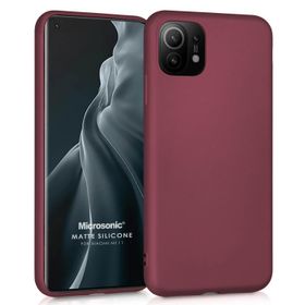 Microsonic Matte Silicone Xiaomi Mi 11 Mor Cep Telefonu Kılıfı