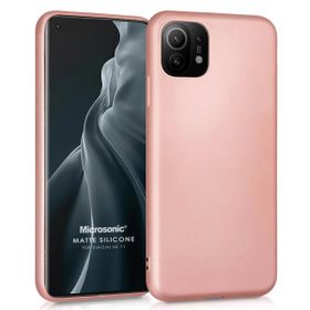 Microsonic Matte Silicone Xiaomi Mi 11 Rose Gold Cep Telefonu Kılıfı