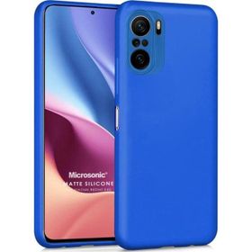Microsonic Matte Silicone Xiaomi Mi 11i Mavi Cep Telefonu Kılıfı