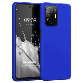 Microsonic Matte Silicone Xiaomi Mi 11T Mavi Cep Telefonu Kılıfı