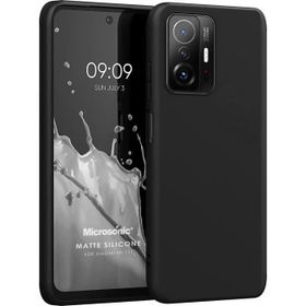 Microsonic Matte Silicone Xiaomi Mi 11T Pro Siyah Kılıf