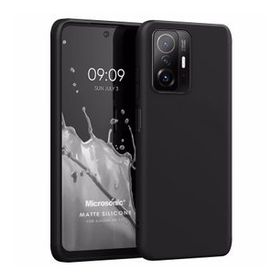 Microsonic Matte Silicone Xiaomi Mi 11T Pro Siyah Kılıf