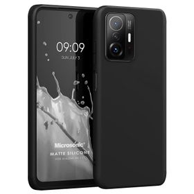 Microsonic Matte Silicone Xiaomi Mi 11T Pro Siyah Kılıf
