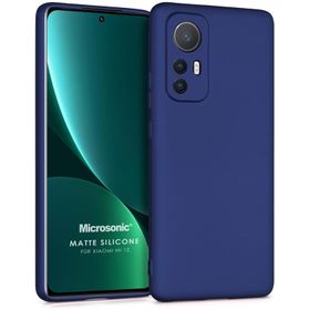 Microsonic Matte Silicone Xiaomi Mi 12 Cep Telefonu Kılıfı