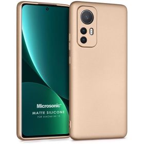Microsonic Matte Silicone Xiaomi Mi 12 Cep Telefonu Kılıfı