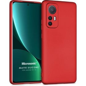 Microsonic Matte Silicone Xiaomi Mi 12 Cep Telefonu Kılıfı