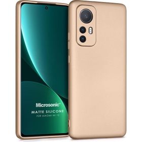 Microsonic Matte Silicone Xiaomi Mi 12 Cep Telefonu Kılıfı