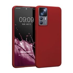 Microsonic Matte Silicone Xiaomi Mi 12T Kırmızı Kılıf