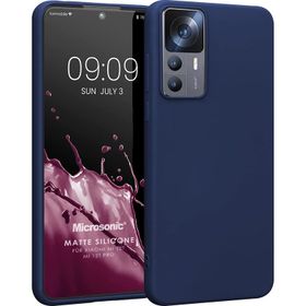 Microsonic Matte Silicone Xiaomi Mi 12T Lacivert Kılıf