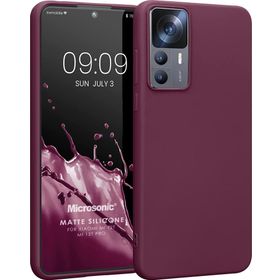 Microsonic Matte Silicone Xiaomi Mi 12T Mor Cep Telefonu Kılıfı