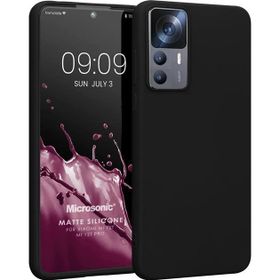 Microsonic Matte Silicone Xiaomi Mi 12T Siyah Kılıf