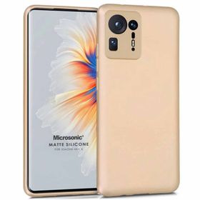 Microsonic Matte Silicone Xiaomi Mi 4 Gold Kılıf