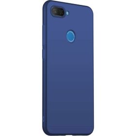 Microsonic Matte Silicone Xiaomi Mi 8 Lite Lacivert Kılıf