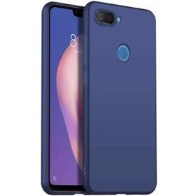 Microsonic Matte Silicone Xiaomi Mi 8 Lite Lacivert Kılıf