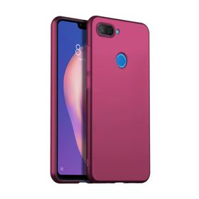Microsonic Matte Silicone Xiaomi Mi 8 Lite Mor Kılıf