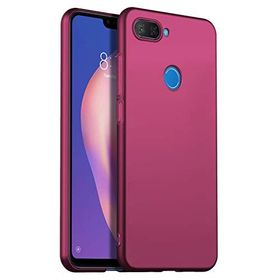 Microsonic Matte Silicone Xiaomi Mi 8 Lite Mor Kılıf