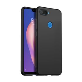 Microsonic Matte Silicone Xiaomi Mi 8 Lite Siyah Kılıf