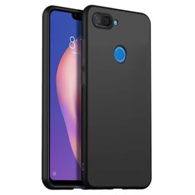 Microsonic Matte Silicone Xiaomi Mi 8 Lite Siyah Kılıf