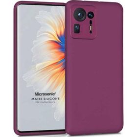 Microsonic Matte Silicone Xiaomi Mi Mix 4 Mor Cep Telefonu Kılıfı