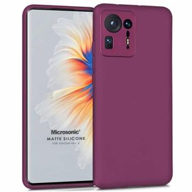 Microsonic Matte Silicone Xiaomi Mi Mix 4 Mor Cep Telefonu Kılıfı
