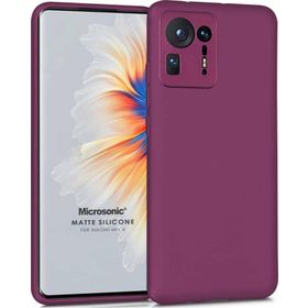 Microsonic Matte Silicone Xiaomi Mi Mix 4 Mor Cep Telefonu Kılıfı