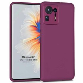 Microsonic Matte Silicone Xiaomi Mi Mix 4 Mor Cep Telefonu Kılıfı
