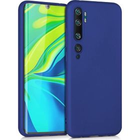 Microsonic Matte Silicone Xiaomi Mi Note 10 Lacivert Cep Telefonu Kılıfı