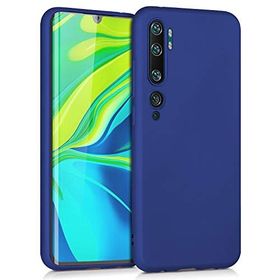 Microsonic Matte Silicone Xiaomi Mi Note 10 Lacivert Cep Telefonu Kılıfı