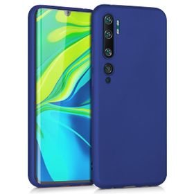 Microsonic Matte Silicone Xiaomi Mi Note 10 Lacivert Cep Telefonu Kılıfı