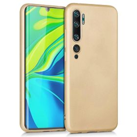 Microsonic Matte Silicone Xiaomi Mi Note 10 Pro Gold Cep Telefonu Kılıfı