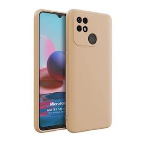 Microsonic Matte Silicone Xiaomi Poco C40 Gold Cep Telefonu Kılıfı