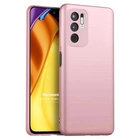 Microsonic Matte Silicone Xiaomi Poco M3 Pro Rose Gold Cep Telefonu Kılıfı