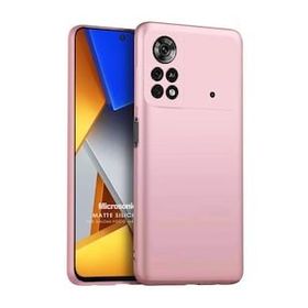 Microsonic Matte Silicone Xiaomi Poco M4 Pro 4G Rose Gold Cep Telefonu Kılıfı