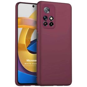 Microsonic Matte Silicone Xiaomi Poco M4 Pro Cep Telefonu Kılıfı