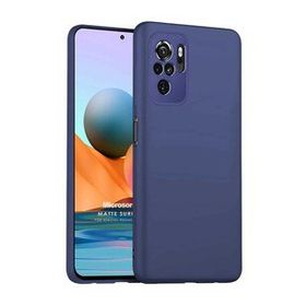 Microsonic Matte Silicone Xiaomi Poco M5S Lacivert Cep Telefonu Kılıfı