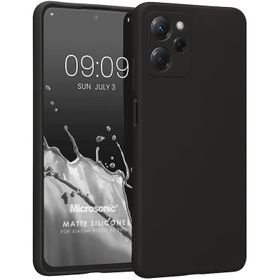 Microsonic Matte Silicone Xiaomi Redmi 12 Cep Telefonu Kılıfı
