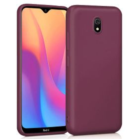 Microsonic Matte Silicone Xiaomi Redmi 8A Mor Cep Telefonu Kılıfı