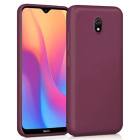 Microsonic Matte Silicone Xiaomi Redmi 8A Mor Cep Telefonu Kılıfı