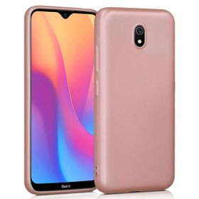 Microsonic Matte Silicone Xiaomi Redmi 8A Rose Gold Cep Telefonu Kılıfı