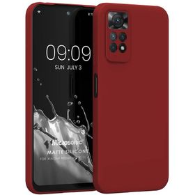 Microsonic Matte Silicone Xiaomi Redmi Note 11 Cep Telefonu Kılıfı