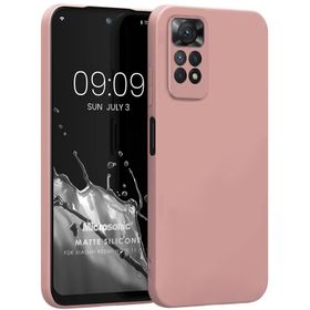 Microsonic Matte Silicone Xiaomi Redmi Note 11 Cep Telefonu Kılıfı